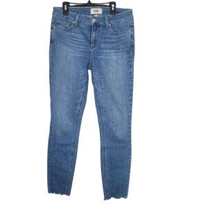 Paige Size 29 Skinny Jeans with Raw Hem High Rise